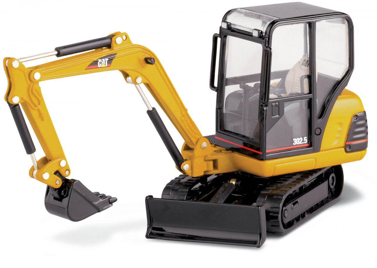 diecast cat excavator