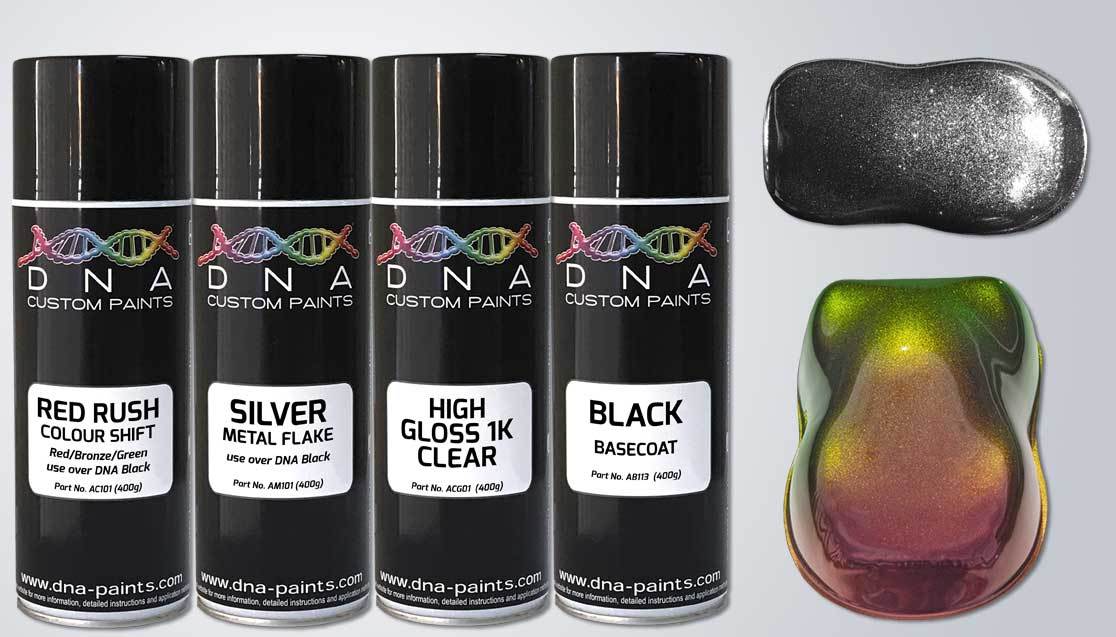 ColourShift Pearl & Metal Flakes Aerosol Spray Can Kit