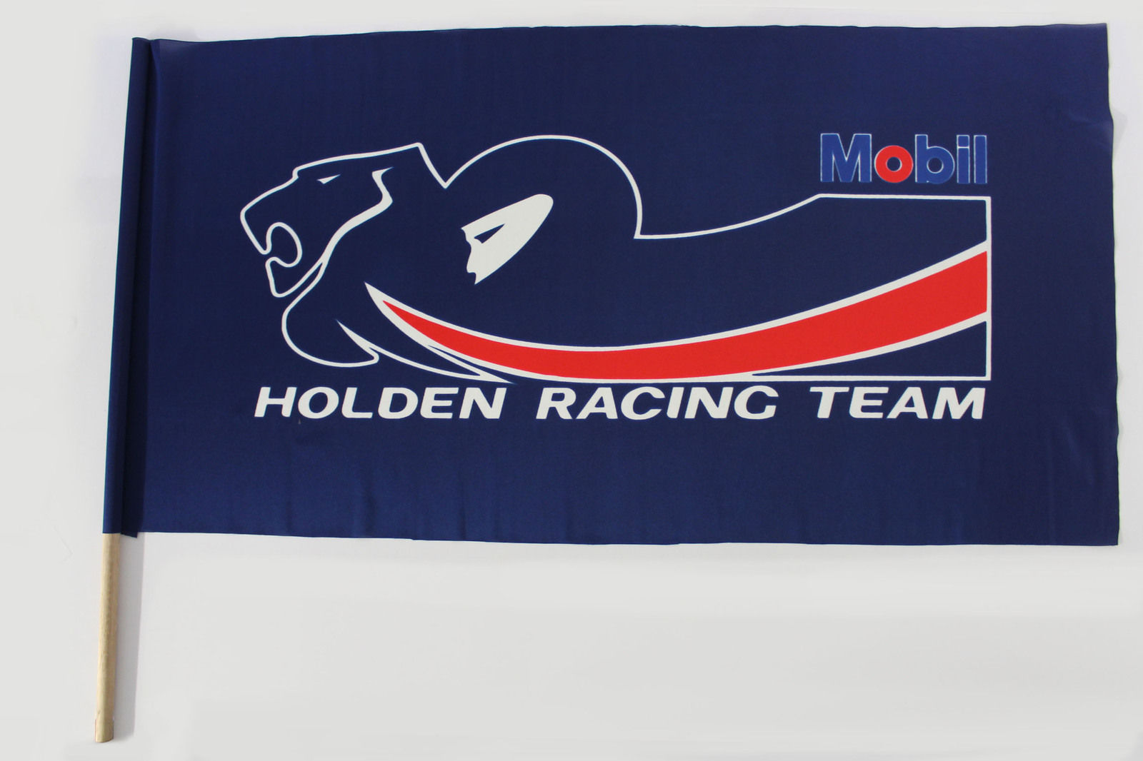 Mobil HRT Flag Holden Racing Team Bathurst 1000 Blue Memorabilia Man