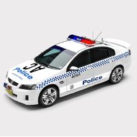 1:18 Holden VE Commodore SS NSW Police Highway Patrol Car Heron White