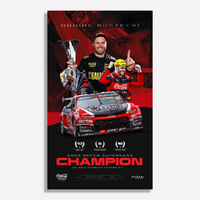 Brodie Kostecki:  2023 Supercars Champion Limited Edition Print. Coca Cola Camaro 