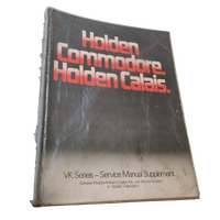 Holden VK Series Commodore Calais Service Manual Supplement Book 03/1984