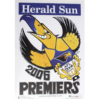 West Coast Eagles AFL 2006 Premiers Poster