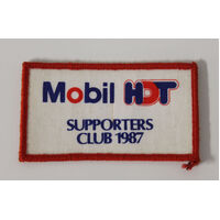 Mobil HDT Supporters Club 1987 Cloth Patch