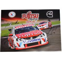 Caruso Holdsworth V8 Supercars Signed Poster