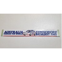 Original HDT Holden VK Commodore: Australia Versus The World Decal Sticker Genuine 1985