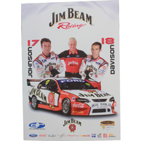 Jim Beam Racing Poster - Steve Johnson & Will Davison