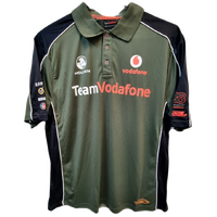 BNWT Holden Team Vodafone Warrior Polo Shirt Khaki 2012 Size M Lowndes Whincup
