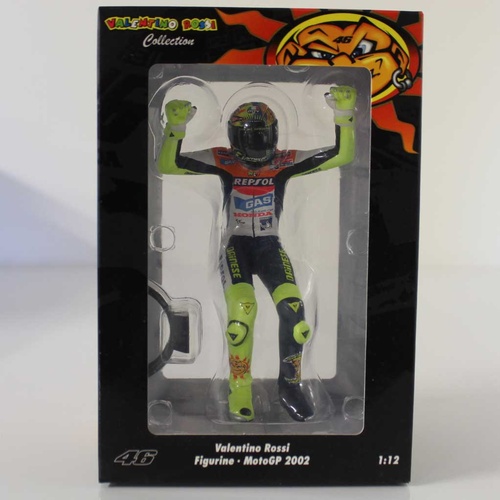 1:12 Valentino Rossi Figurine MotoGP 2002