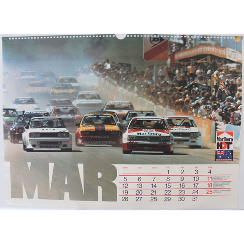 Marlboro HDT Calendar - March 1984