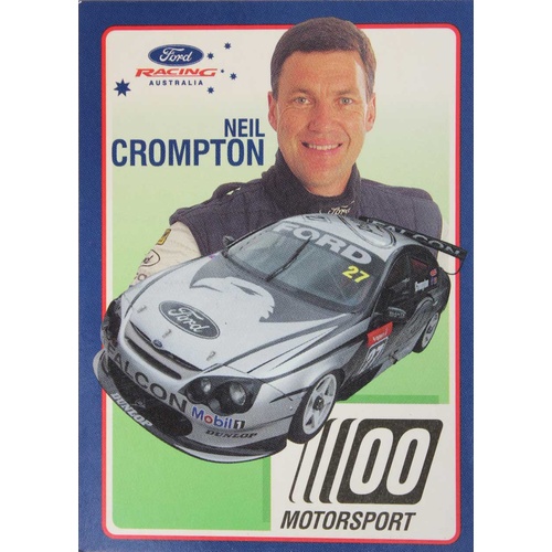 Neil Crompton  00 Motorsport Driver Info Card