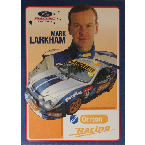 Mark Larkham Orrcon Racing Driver Info Card