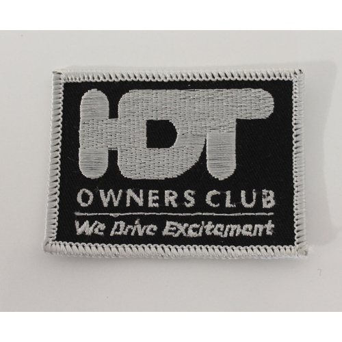 Black HDT Owners Club Cloth Patch    