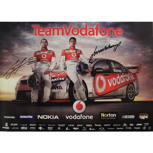 Signed Vodafone Poster