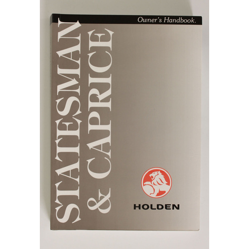 Holden VS Caprice / Statesman Owners Handbook (Print 6)