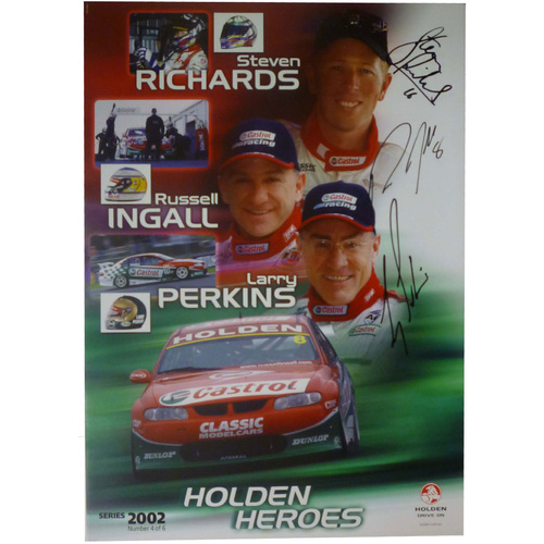 2002 Richards Perkins Ingall 4/6 Poster Signed