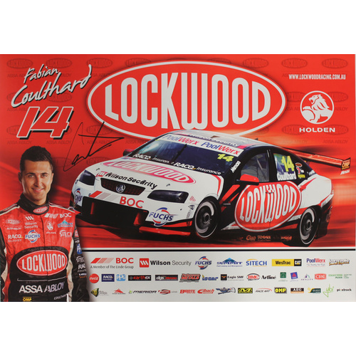 Fabian Coulthard Signed Poster
