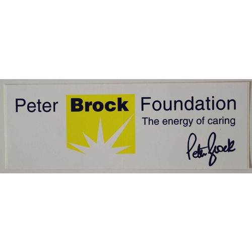 Peter Brock Foundation Sticker