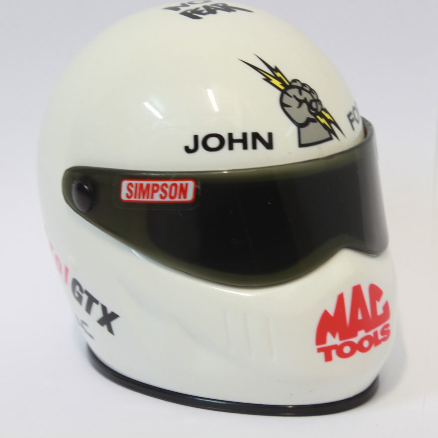 Used Simpson John Force Helmet Castrol GTX Mac Tools No Fear