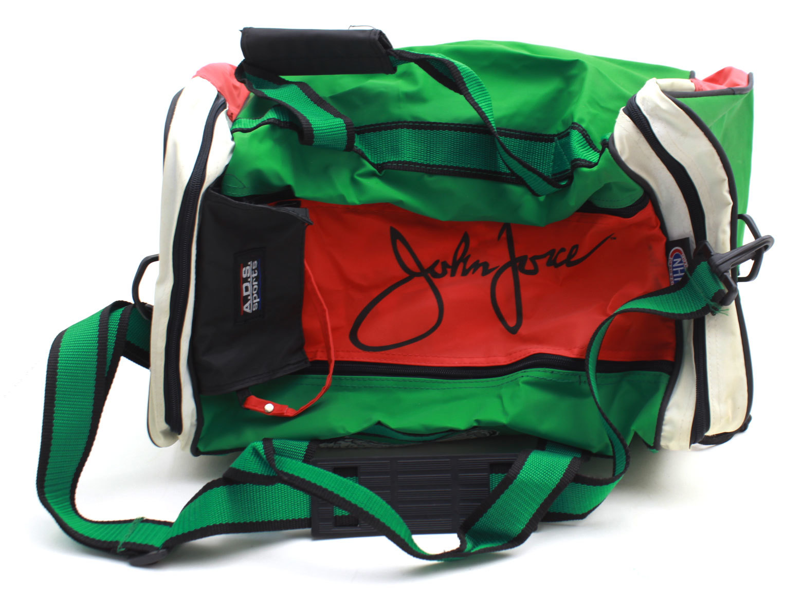 Used ExDisplay John Force Duffel Bag Castrol NHRA Drag Racing Genuine