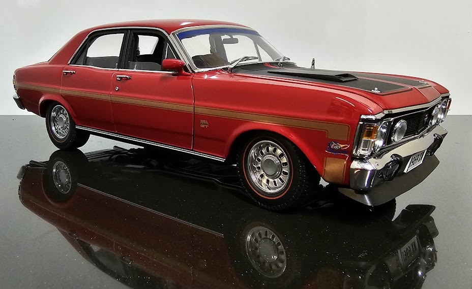118 Ford Falcon XW Phase 1 GTHO Candy Apple RED