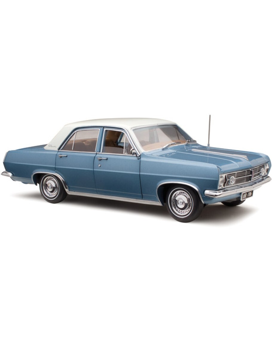 1 18 Holden HR Premier Sedan Hacienda Blue Metallic