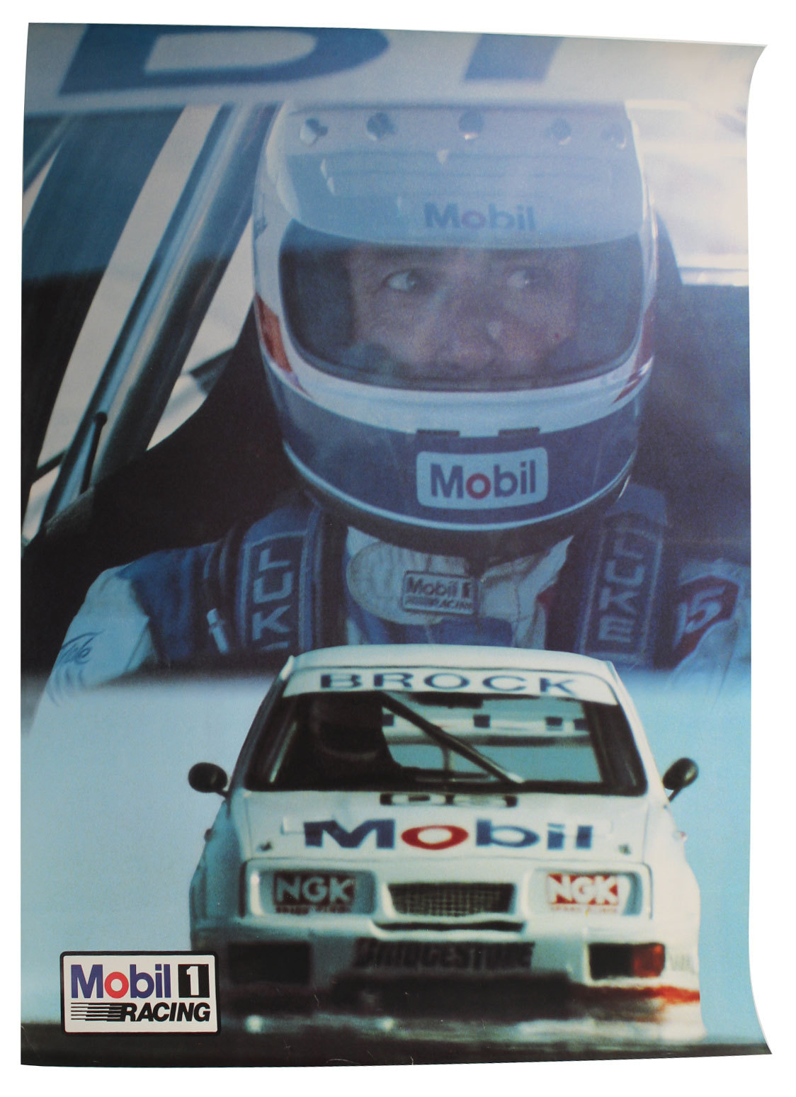 Peter Brock Mobil 1 Racing Poster