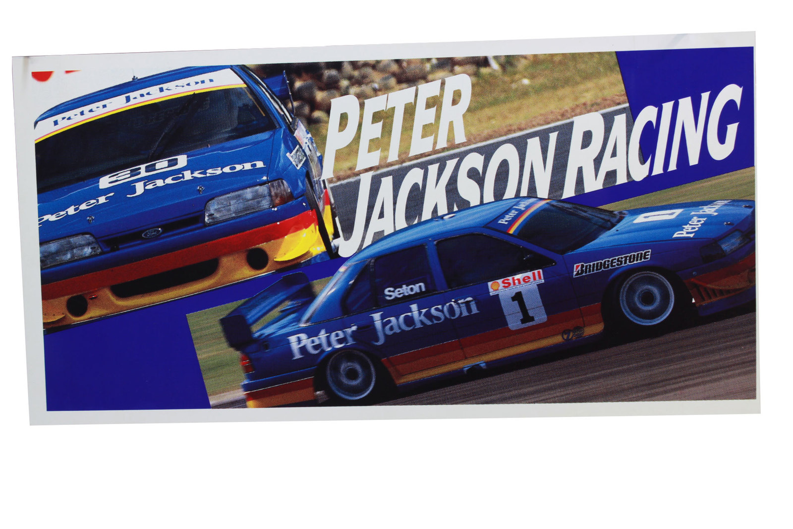 Glenn Seton Peter Jackson Ford EB Falcon Display Banner Poster Genuine