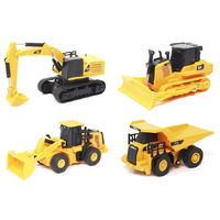 RC CAT Mini 1:64 Radio Control Kids Truck, Excavator, Bull Dozer, Front End Loader Construction Set Of 4 