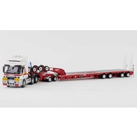 New Sealed Mammoet 1:50 Mercedes-Benz 2660 Actros Truck & 2x8 4x8 Swingwing Trailer 
