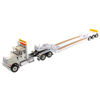 International HX520 & XL 120 Low-Profile HDG Trailer - White