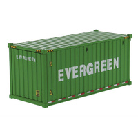 1:50 20' Dry Goods Sea Shipping Container - Evergreen
