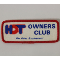 HDT Owners Club Cloth Patch