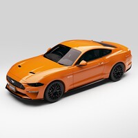 1:18 Ford Mustang GT Fastback Twister Orange 