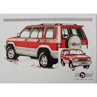 Original HSV Jackaroo Brochure Long Wheel Base 