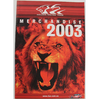 HRT 2003 Merchandise Catalogue