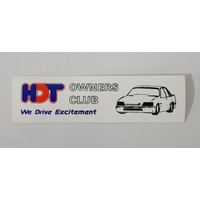 HDT Owners Club Sticker