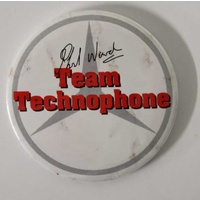 Phil Ward Team Technophone Badge