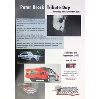 HDT Peter Brock Tribute Day Flyer