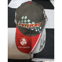 PERKINS Motorsport Cap Larry Perkins HOLDEN Signed Castrol 
