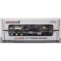 New 1:50 NQ Group Extendable 45 Foot Dropdeck CTE Diecast Trailer And Dolly