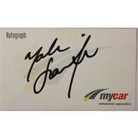 Signed Mark Skaife Card