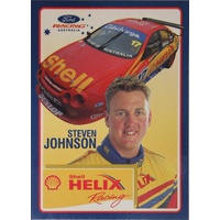 Steven Johnson Shell Helix Driver Info Card