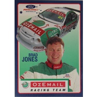Brad Jones OzEmail Racing Team Driver Info Card