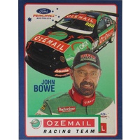 John Bowe OzEmail Racing Team Driver Info Card