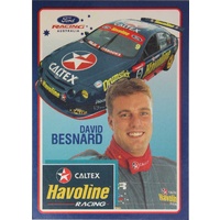 David Besnard Caltex Havoline Racing Driver Info Card
