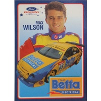 Max Wilson Team Betta Electrical Driver Info Card