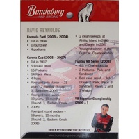 David Reynolds Bundaberg Red Racing Driver Info Card