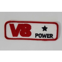 Red V8 Power Cloth Patch