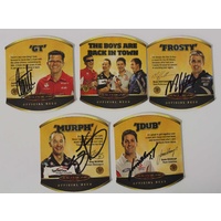 Signed XXXX Gold V8 Supercar Coaster Set